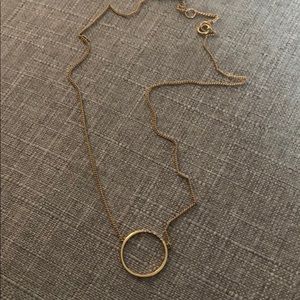 Dainty madewell golden layering necklace